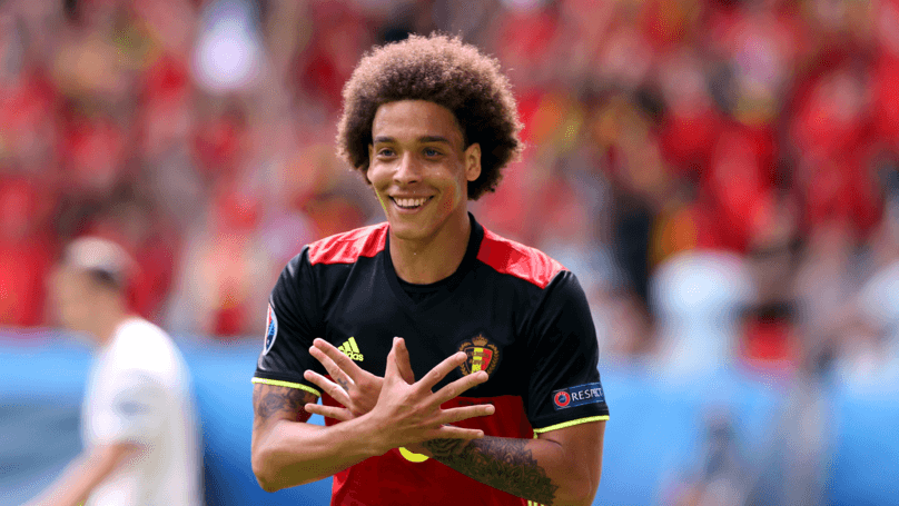 Witsel fête un but avec les Diables