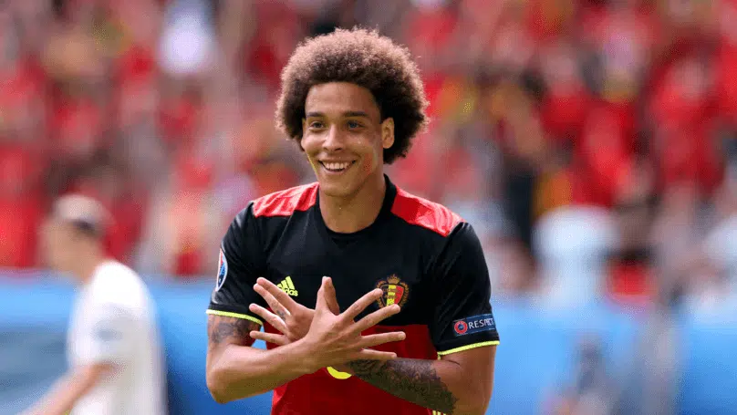 Witsel fête un but avec les Diables 