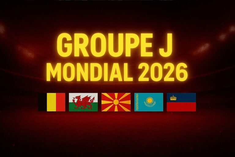 groupe j qualification coupe du monde 2026