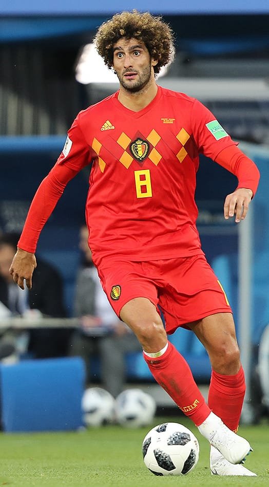 Marouane Fellaini diable rouge
