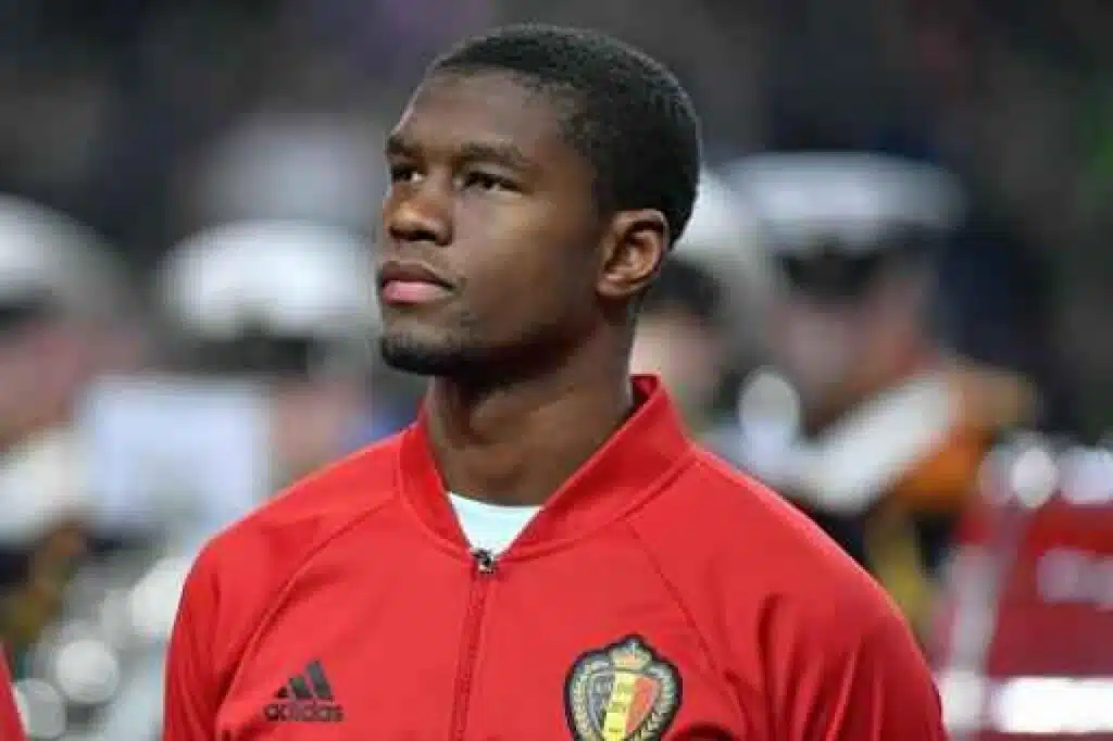 Christian Kabesele regarde devant lui
