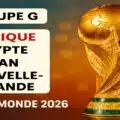 Coupe du Monde avec le Groupe G