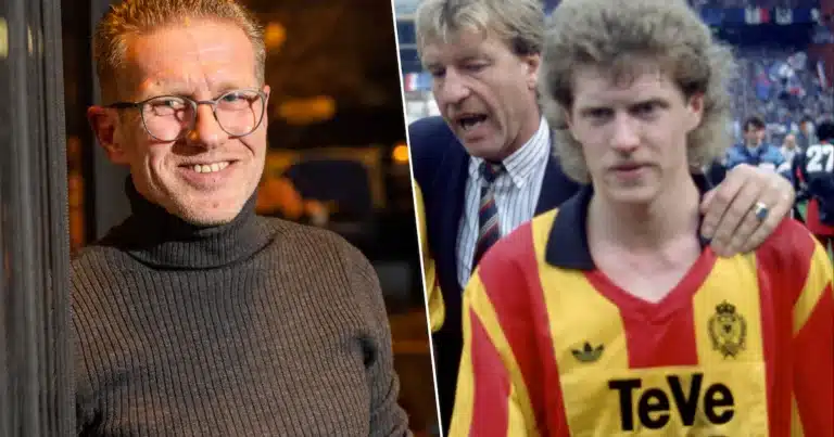 Marc Emmers quand il était joueur à Malines Et maintenant