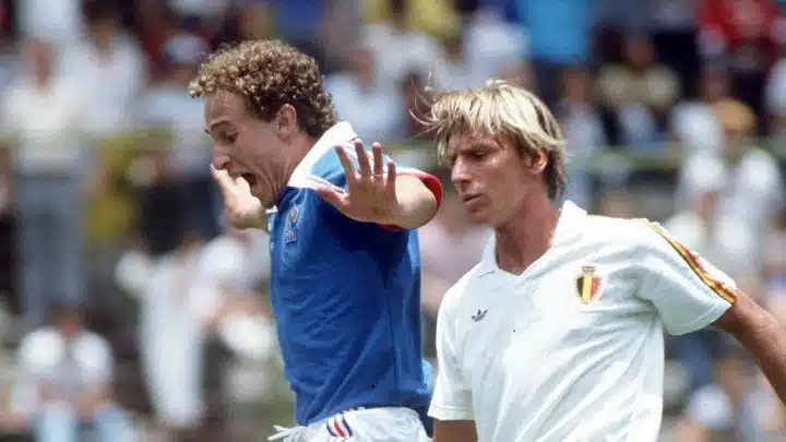 Patrick Vervoort en duel mexico 86