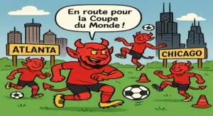 Image représentant des Diables Rouges aux usa