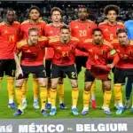 Mexique - Belgique photo de l'équipe belge